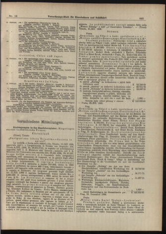 Verordnungs-Blatt für Eisenbahnen und Schiffahrt: Veröffentlichungen in Tarif- und Transport-Angelegenheiten 19070209 Seite: 5