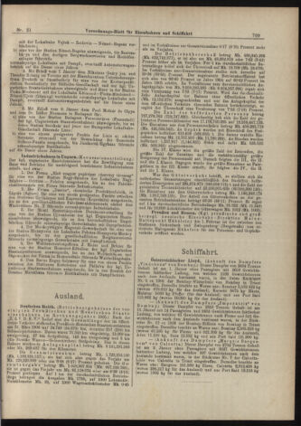 Verordnungs-Blatt für Eisenbahnen und Schiffahrt: Veröffentlichungen in Tarif- und Transport-Angelegenheiten 19070216 Seite: 9