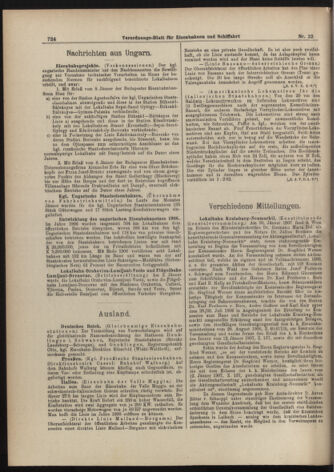 Verordnungs-Blatt für Eisenbahnen und Schiffahrt: Veröffentlichungen in Tarif- und Transport-Angelegenheiten 19070219 Seite: 4