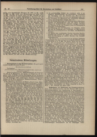 Verordnungs-Blatt für Eisenbahnen und Schiffahrt: Veröffentlichungen in Tarif- und Transport-Angelegenheiten 19070221 Seite: 3