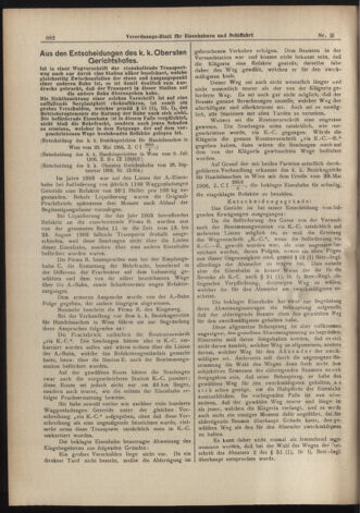 Verordnungs-Blatt für Eisenbahnen und Schiffahrt: Veröffentlichungen in Tarif- und Transport-Angelegenheiten 19070228 Seite: 2