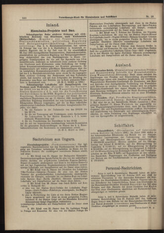 Verordnungs-Blatt für Eisenbahnen und Schiffahrt: Veröffentlichungen in Tarif- und Transport-Angelegenheiten 19070305 Seite: 8