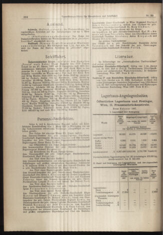 Verordnungs-Blatt für Eisenbahnen und Schiffahrt: Veröffentlichungen in Tarif- und Transport-Angelegenheiten 19070309 Seite: 14