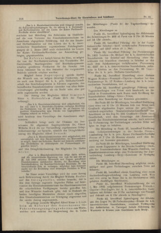 Verordnungs-Blatt für Eisenbahnen und Schiffahrt: Veröffentlichungen in Tarif- und Transport-Angelegenheiten 19070312 Seite: 14