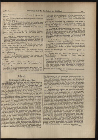 Verordnungs-Blatt für Eisenbahnen und Schiffahrt: Veröffentlichungen in Tarif- und Transport-Angelegenheiten 19070312 Seite: 17