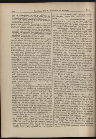 Verordnungs-Blatt für Eisenbahnen und Schiffahrt: Veröffentlichungen in Tarif- und Transport-Angelegenheiten 19070312 Seite: 6