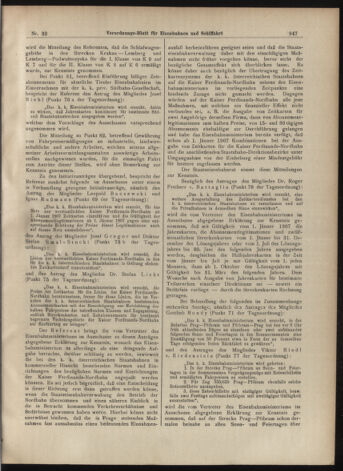 Verordnungs-Blatt für Eisenbahnen und Schiffahrt: Veröffentlichungen in Tarif- und Transport-Angelegenheiten 19070314 Seite: 7