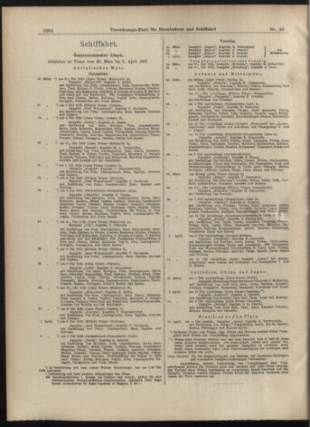 Verordnungs-Blatt für Eisenbahnen und Schiffahrt: Veröffentlichungen in Tarif- und Transport-Angelegenheiten 19070323 Seite: 10