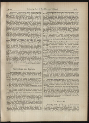 Verordnungs-Blatt für Eisenbahnen und Schiffahrt: Veröffentlichungen in Tarif- und Transport-Angelegenheiten 19070328 Seite: 13