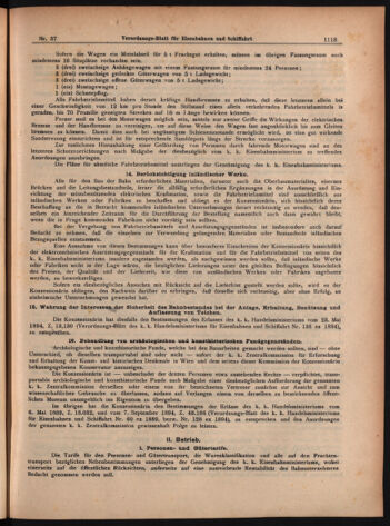 Verordnungs-Blatt für Eisenbahnen und Schiffahrt: Veröffentlichungen in Tarif- und Transport-Angelegenheiten 19070328 Seite: 9