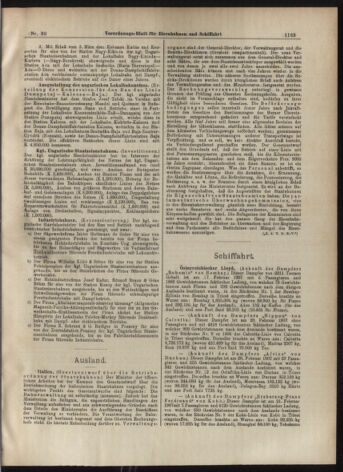 Verordnungs-Blatt für Eisenbahnen und Schiffahrt: Veröffentlichungen in Tarif- und Transport-Angelegenheiten 19070404 Seite: 7