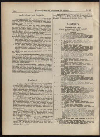 Verordnungs-Blatt für Eisenbahnen und Schiffahrt: Veröffentlichungen in Tarif- und Transport-Angelegenheiten 19070406 Seite: 4