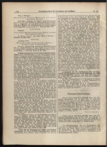 Verordnungs-Blatt für Eisenbahnen und Schiffahrt: Veröffentlichungen in Tarif- und Transport-Angelegenheiten 19070406 Seite: 6