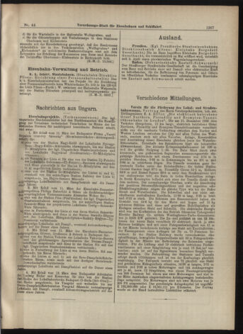 Verordnungs-Blatt für Eisenbahnen und Schiffahrt: Veröffentlichungen in Tarif- und Transport-Angelegenheiten 19070416 Seite: 3