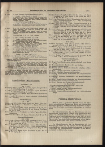 Verordnungs-Blatt für Eisenbahnen und Schiffahrt: Veröffentlichungen in Tarif- und Transport-Angelegenheiten 19070420 Seite: 9