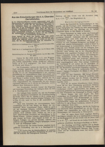 Verordnungs-Blatt für Eisenbahnen und Schiffahrt: Veröffentlichungen in Tarif- und Transport-Angelegenheiten 19070504 Seite: 2