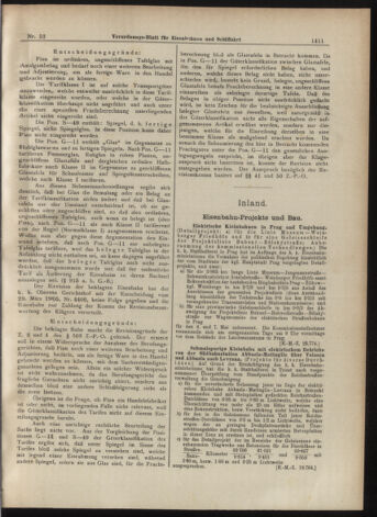 Verordnungs-Blatt für Eisenbahnen und Schiffahrt: Veröffentlichungen in Tarif- und Transport-Angelegenheiten 19070504 Seite: 3