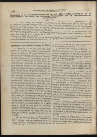 Verordnungs-Blatt für Eisenbahnen und Schiffahrt: Veröffentlichungen in Tarif- und Transport-Angelegenheiten 19070507 Seite: 2