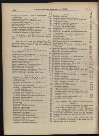 Verordnungs-Blatt für Eisenbahnen und Schiffahrt: Veröffentlichungen in Tarif- und Transport-Angelegenheiten 19070514 Seite: 4