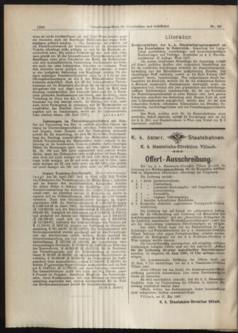 Verordnungs-Blatt für Eisenbahnen und Schiffahrt: Veröffentlichungen in Tarif- und Transport-Angelegenheiten 19070525 Seite: 4