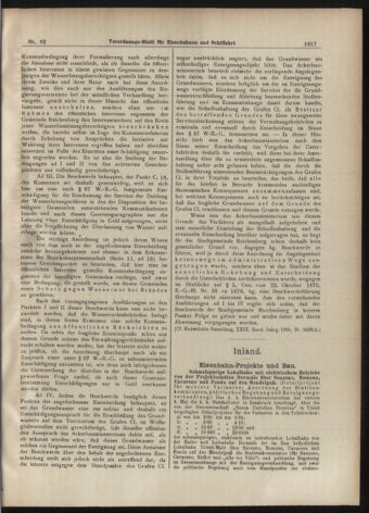 Verordnungs-Blatt für Eisenbahnen und Schiffahrt: Veröffentlichungen in Tarif- und Transport-Angelegenheiten 19070530 Seite: 5