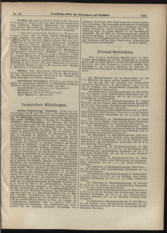 Verordnungs-Blatt für Eisenbahnen und Schiffahrt: Veröffentlichungen in Tarif- und Transport-Angelegenheiten 19070604 Seite: 5