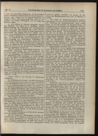 Verordnungs-Blatt für Eisenbahnen und Schiffahrt: Veröffentlichungen in Tarif- und Transport-Angelegenheiten 19070608 Seite: 13