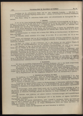 Verordnungs-Blatt für Eisenbahnen und Schiffahrt: Veröffentlichungen in Tarif- und Transport-Angelegenheiten 19070608 Seite: 6