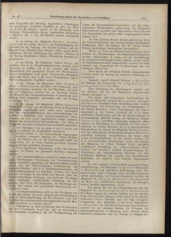 Verordnungs-Blatt für Eisenbahnen und Schiffahrt: Veröffentlichungen in Tarif- und Transport-Angelegenheiten 19070611 Seite: 19