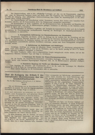 Verordnungs-Blatt für Eisenbahnen und Schiffahrt: Veröffentlichungen in Tarif- und Transport-Angelegenheiten 19070622 Seite: 13