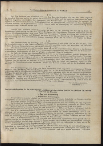 Verordnungs-Blatt für Eisenbahnen und Schiffahrt: Veröffentlichungen in Tarif- und Transport-Angelegenheiten 19070622 Seite: 5