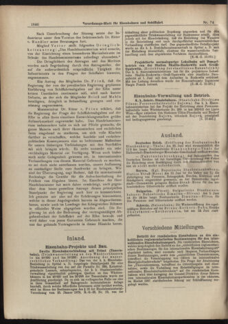 Verordnungs-Blatt für Eisenbahnen und Schiffahrt: Veröffentlichungen in Tarif- und Transport-Angelegenheiten 19070627 Seite: 4