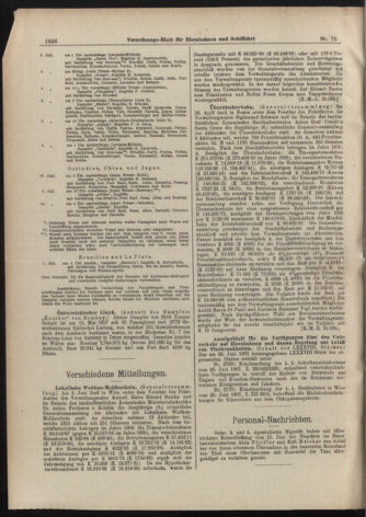 Verordnungs-Blatt für Eisenbahnen und Schiffahrt: Veröffentlichungen in Tarif- und Transport-Angelegenheiten 19070629 Seite: 4