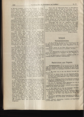 Verordnungs-Blatt für Eisenbahnen und Schiffahrt: Veröffentlichungen in Tarif- und Transport-Angelegenheiten 19070704 Seite: 2