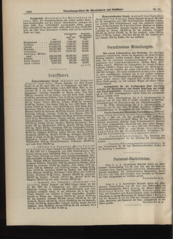 Verordnungs-Blatt für Eisenbahnen und Schiffahrt: Veröffentlichungen in Tarif- und Transport-Angelegenheiten 19070706 Seite: 4