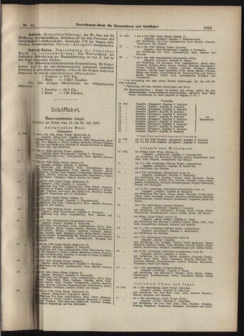 Verordnungs-Blatt für Eisenbahnen und Schiffahrt: Veröffentlichungen in Tarif- und Transport-Angelegenheiten 19070713 Seite: 5