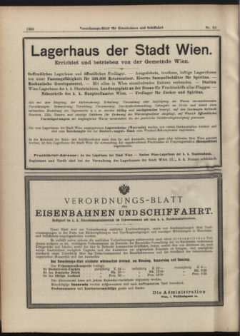 Verordnungs-Blatt für Eisenbahnen und Schiffahrt: Veröffentlichungen in Tarif- und Transport-Angelegenheiten 19070713 Seite: 8