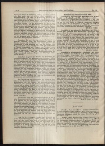 Verordnungs-Blatt für Eisenbahnen und Schiffahrt: Veröffentlichungen in Tarif- und Transport-Angelegenheiten 19070718 Seite: 20