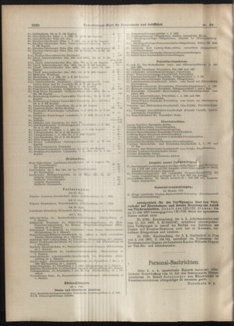 Verordnungs-Blatt für Eisenbahnen und Schiffahrt: Veröffentlichungen in Tarif- und Transport-Angelegenheiten 19070720 Seite: 10