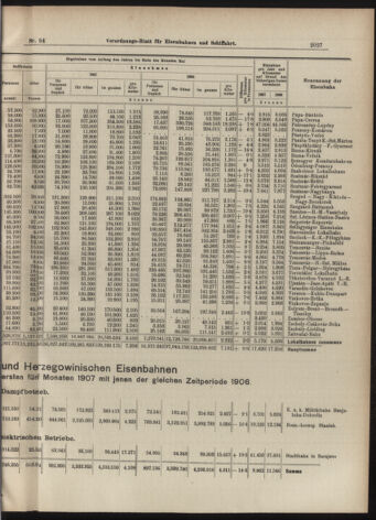 Verordnungs-Blatt für Eisenbahnen und Schiffahrt: Veröffentlichungen in Tarif- und Transport-Angelegenheiten 19070720 Seite: 7