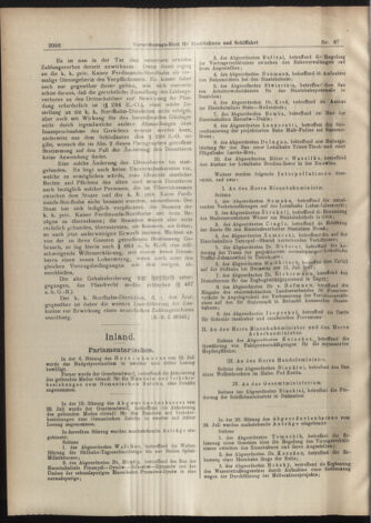 Verordnungs-Blatt für Eisenbahnen und Schiffahrt: Veröffentlichungen in Tarif- und Transport-Angelegenheiten 19070727 Seite: 2