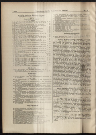 Verordnungs-Blatt für Eisenbahnen und Schiffahrt: Veröffentlichungen in Tarif- und Transport-Angelegenheiten 19070727 Seite: 6