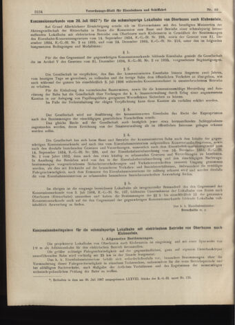 Verordnungs-Blatt für Eisenbahnen und Schiffahrt: Veröffentlichungen in Tarif- und Transport-Angelegenheiten 19070801 Seite: 12