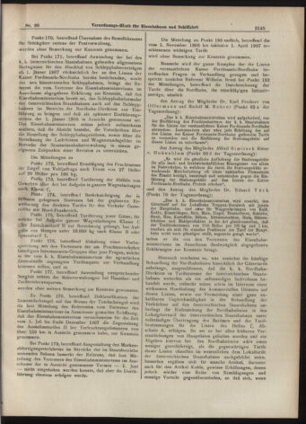 Verordnungs-Blatt für Eisenbahnen und Schiffahrt: Veröffentlichungen in Tarif- und Transport-Angelegenheiten 19070803 Seite: 13