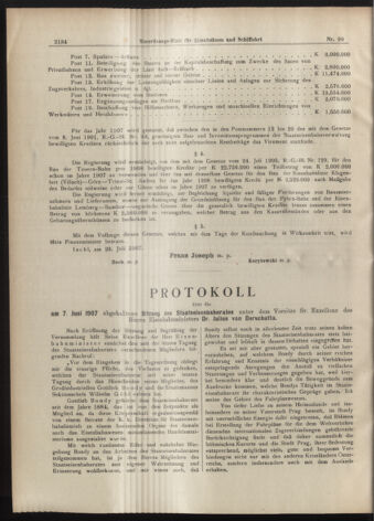 Verordnungs-Blatt für Eisenbahnen und Schiffahrt: Veröffentlichungen in Tarif- und Transport-Angelegenheiten 19070803 Seite: 2