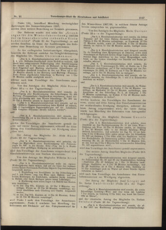 Verordnungs-Blatt für Eisenbahnen und Schiffahrt: Veröffentlichungen in Tarif- und Transport-Angelegenheiten 19070806 Seite: 11