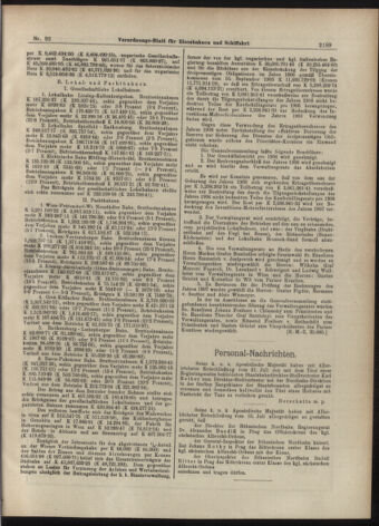 Verordnungs-Blatt für Eisenbahnen und Schiffahrt: Veröffentlichungen in Tarif- und Transport-Angelegenheiten 19070808 Seite: 5