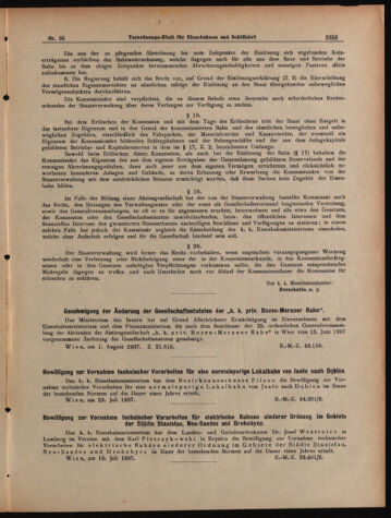 Verordnungs-Blatt für Eisenbahnen und Schiffahrt: Veröffentlichungen in Tarif- und Transport-Angelegenheiten 19070815 Seite: 5