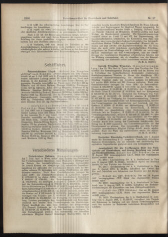 Verordnungs-Blatt für Eisenbahnen und Schiffahrt: Veröffentlichungen in Tarif- und Transport-Angelegenheiten 19070820 Seite: 4