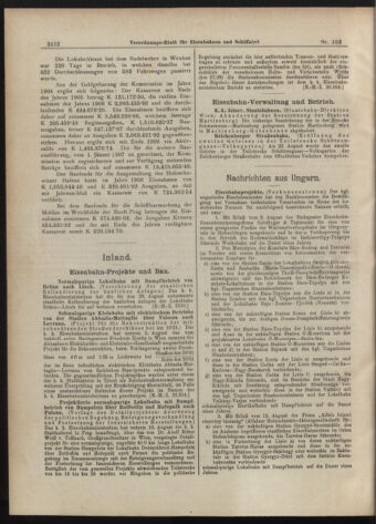 Verordnungs-Blatt für Eisenbahnen und Schiffahrt: Veröffentlichungen in Tarif- und Transport-Angelegenheiten 19070903 Seite: 4